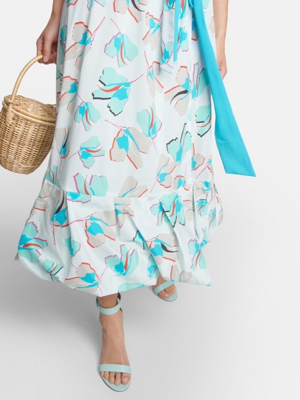 DVF Roxanna Floral Wrap Midi Dress Size 6 Pockets - Picture 16 of 16
